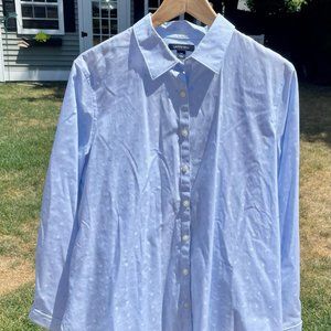 Plus Size Land's End Button Down Shirt - Size 14